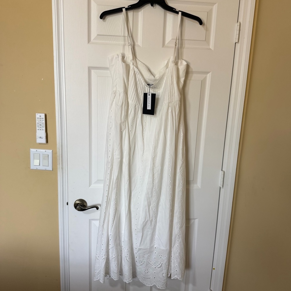 NWT Layered with Love White Poppy‎ Cotton Eyelet Embroidered Sleeveless 3X - Picture 3 of 6